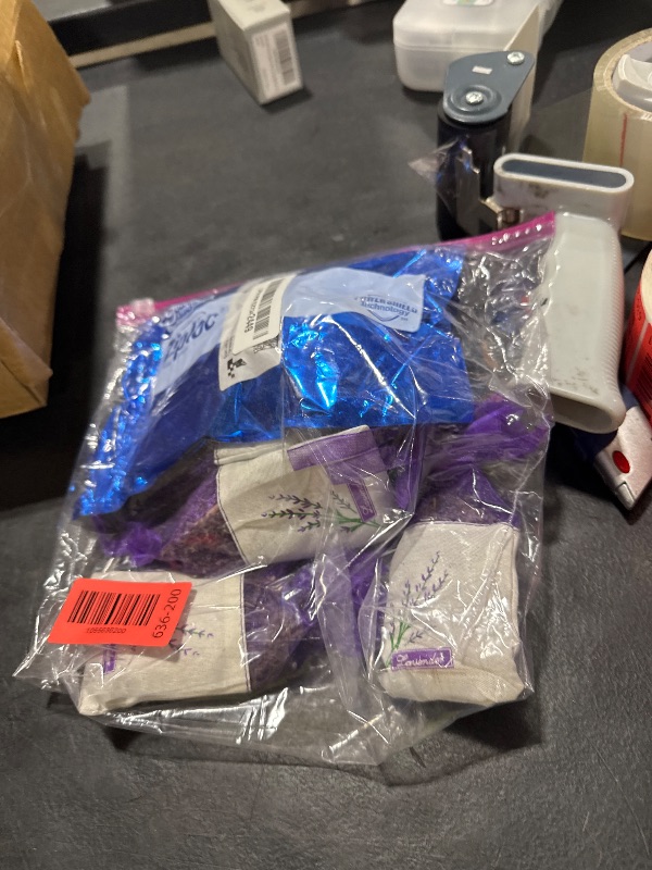Photo 1 of 8 Packs French Lavender Sachets for Drawers and Closets Fresh Scents, Home Fragrance Sachet Sleep, Purple Sachets