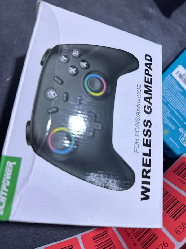 Photo 1 of ECHTPower Wireless PC Gaming Controller - Hall Effect Joystick, 2.4G & Wired 1000Hz Polling Rate, 800mAh Battery, Adjustable Turbo/Vibration - for PC/Switch/iOS/Android