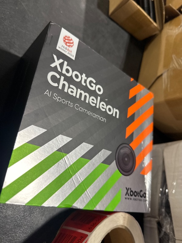 Photo 1 of XbotGo Chameleon AI Auto Sports Action Camera - 4K 60FPS Soccer Camera and Basketball Tracking Camera for Team Sports, Live Streaming, No Subscription, Works with iOS & Android (Lemon Green)