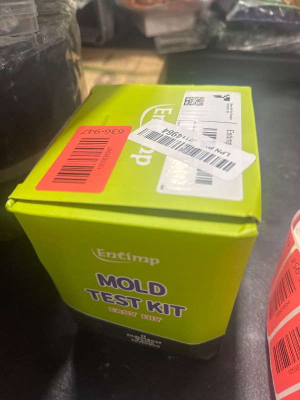 Photo 1 of Mold Test Kit for Home Within 6 Individual Tests,DIY Detector at Home,Surface Mold,HVAC,Indoor Air Quality Testing Kits,Black Mold Testing,Includes Detailed Mold Identification Guide and Free Lab