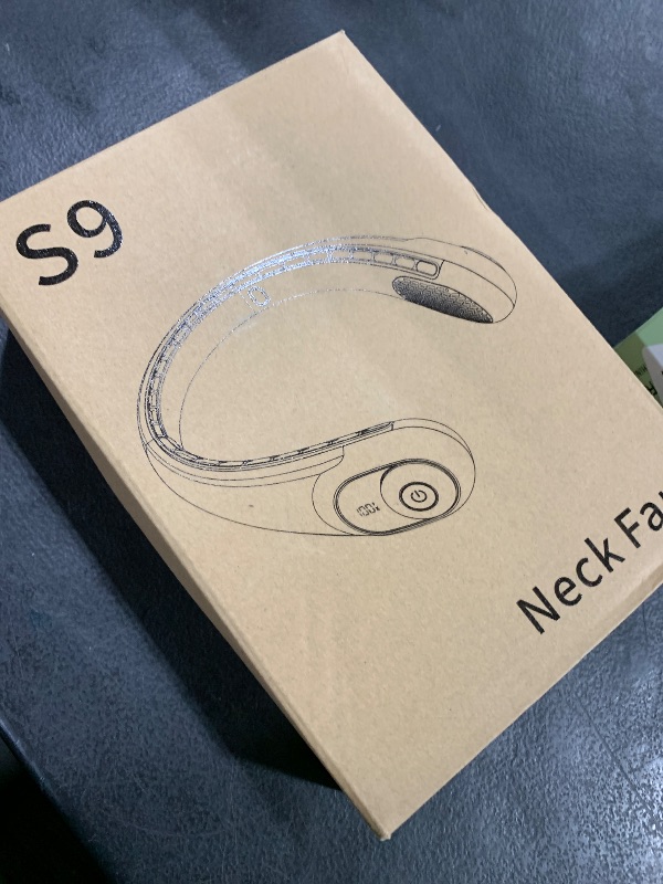 Photo 1 of Neck Fan, Personal Fan with LED Indicator, USB-C Charging, Long-Lasting 5200mAh Battery, Hands Free Bladeless Fan with 3 Adjustable Speeds & Ultra-Quiet, Ideal for Home, Travel & Outdoor