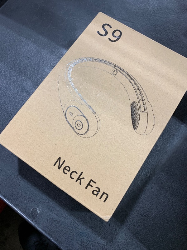 Photo 1 of Neck Fan, Personal Fan with LED Indicator, USB-C Charging, Long-Lasting 5200mAh Battery, Hands Free Bladeless Fan with 3 Adjustable Speeds & Ultra-Quiet, Ideal for Home, Travel & Outdoor