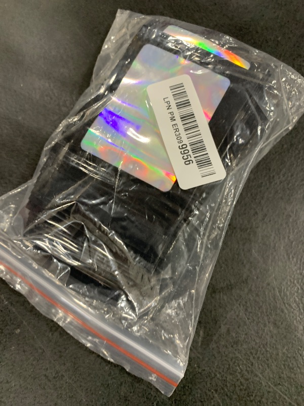 Photo 1 of Funfery 100 pcs Black Mylar Holographic Resealable Bags,Clear Packaging Bag Odor Proof Foil Pouch Bag for Food Storage, Lipgloss, Jewelry, Eyelash Packaging for Small Business - 3x4.7 Inch
