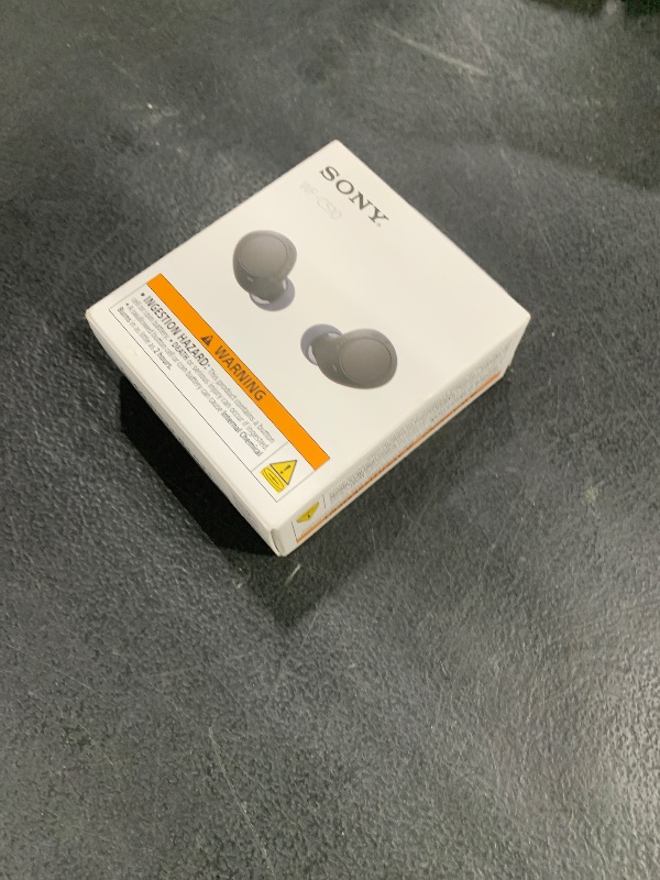Photo 1 of Sony WF-C510 Truly Wireless in-Ear Bluetooth Earbud Headphones with up to 22-Hour Battery, Multipoint-Connection, Mic and IPX4 Water Resistance, Black- New