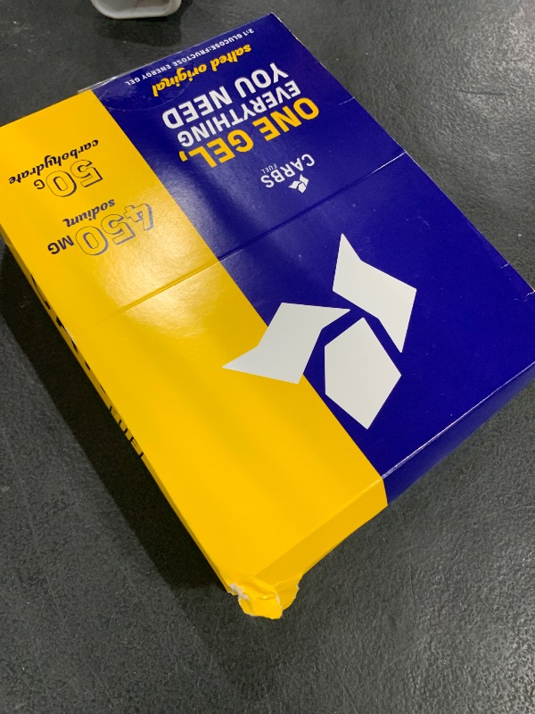 Photo 1 of Carbs Fuel Salted Original 50g Energy Gel 12-Pack | 50g Carbs, 450mg Sodium | Vegan & Gluten-Free | Thin, Easy-to-Consume Running Gels | No Hydration Mix Needed | Fuel for Longer Efforts