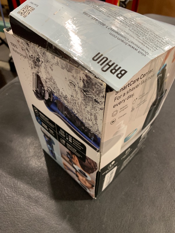 Photo 1 of Braun Electric Shaver for Men, Series 6 6177cc, Wet & Dry Shave, Turbo & Gentle Shaving Modes, Foil Shaver, Blue