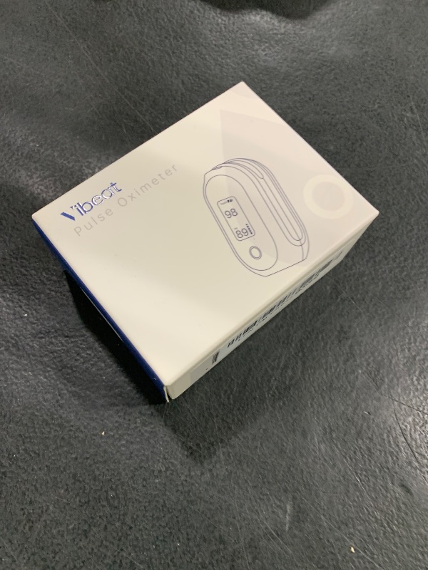 Photo 1 of Vibeat Rechargeable Oxygen Meter Finger Pulse Oximeter, Bluetooth Fingertip Blood Oxygen Saturation Monitor with Pulse Rate, Batteries and Lanyard Included, Free APP
