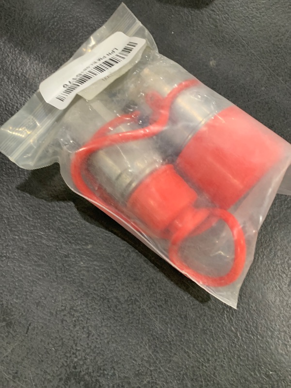 Photo 1 of Summit Hydraulics 3/4" SAE -12 Flat Face Hydraulic Quick Connect Couplers/Couplings Set with Dust Caps