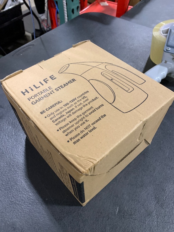 Photo 1 of HiLIFE Steamer for Clothes, Portable Handheld Design, 240ml Big Capacity, 700W, Strong Penetrating Steam, Removes Wrinkle, for Home, Office(ONLY FOR 120V)