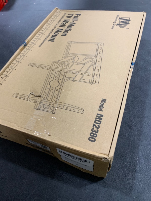 Photo 1 of Mounting Dream TV Wall Mount for 32-65 Inch Television,Mount with Swivel and Tilt, Full Motion Bracket with Articulating Dual Arms, Fits 16inch Studs, Max VESA 400X400 mm, 99lbs, MD2380