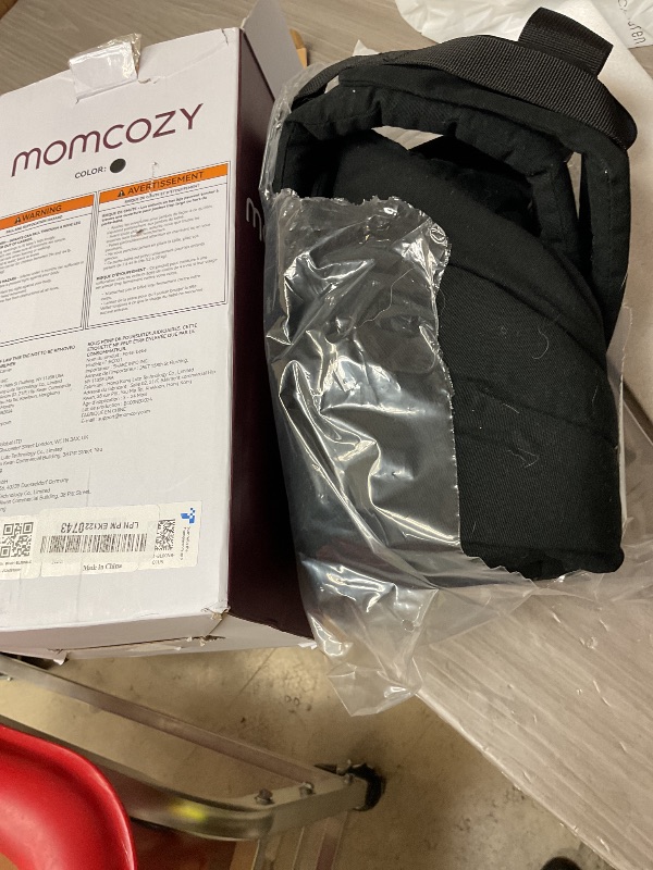 Photo 1 of Momcozy Baby Carrier - Ergonomic, Cozy and Lightweight Carrier for 3-24 Months, Effortless to Put On, Ideal for Hands-Free Parenting, Enhanced Lumbar Support, Purehug for Infant to Toddler, Black