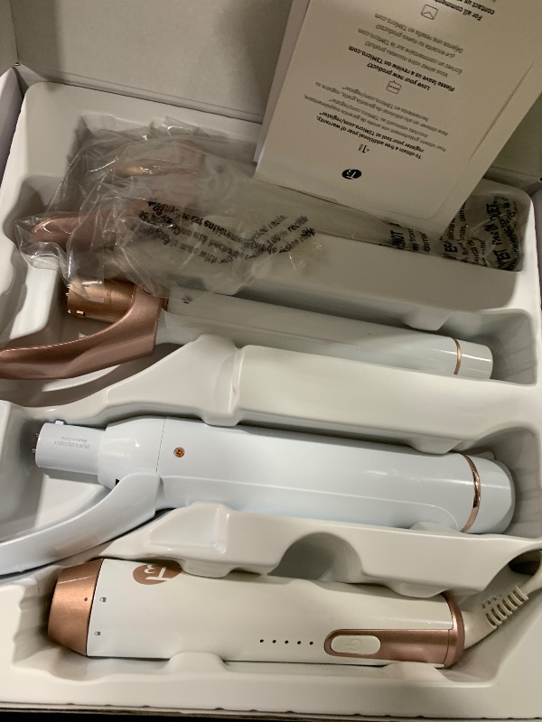Photo 1 of T3 Switch Kit Classic Trio Professional Interchangeable Curling Iron with 3 Ceramic Clip Barrels for Curling and Waving, 9 Adjustable Heat Settings & Ion Generator