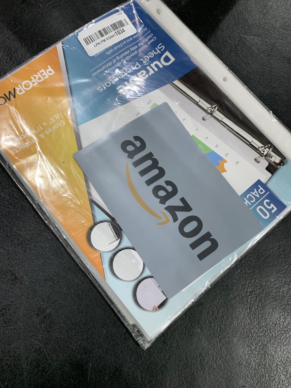 Photo 1 of Performore 50-Pack Clear Sheet Protectors | 8.5 x 11 Inch Heavy Duty Plastic Sleeves | Top Loading Reinforced Hole Page Protectors | Archival Acid-Free Non-Glare for 3 Ring Binders Documents Photos