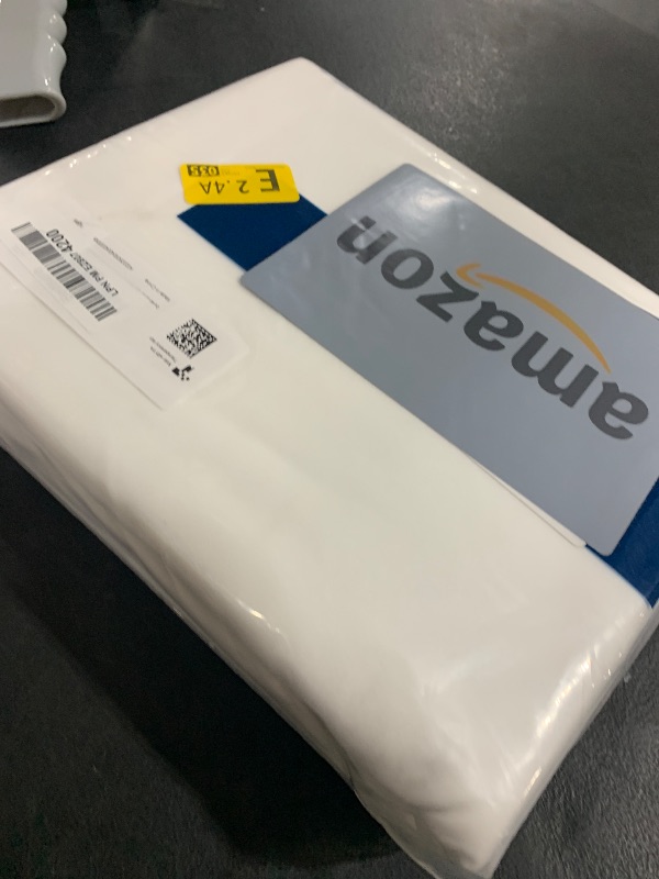 Photo 1 of Bedsure White Duvet Cover Queen Size - 3 Pieces Prewashed Extra Soft Bedding Set, Includes 1 Duvet Cover 90x90 Inches with Zipper Closure & 2 Pillow Shams, Comforter Not Included