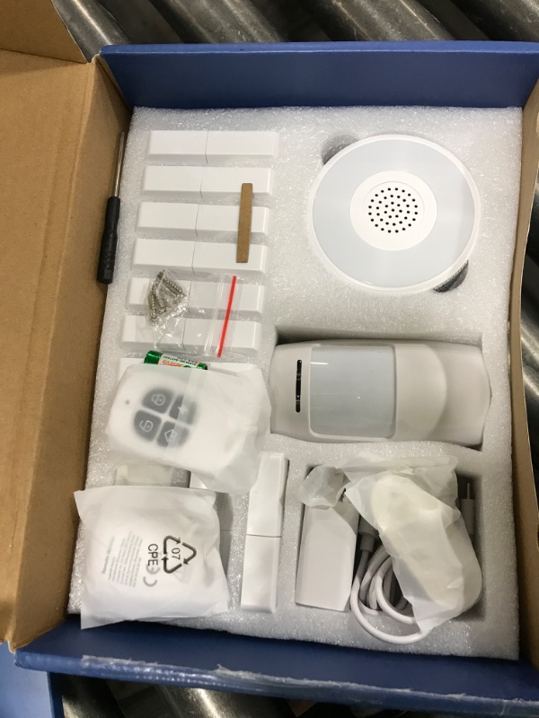 Photo 1 of tolviviov Alarm System for Home Security, Door Alarm Systems, App Alerts, 15Piece Kit, No Monthly fee, WiFi Alarm, Door Window Motion Sensor, for Home Security and Kids Safety