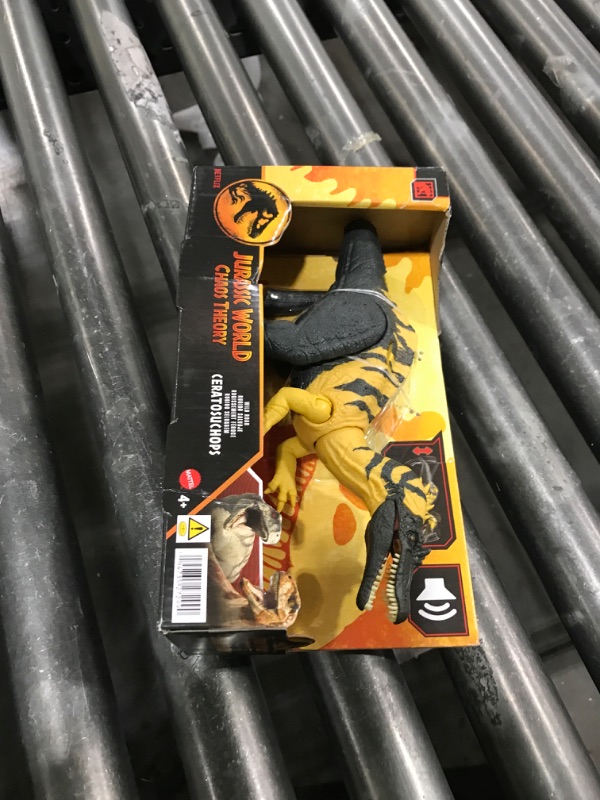 Photo 1 of Mattel Jurassic World Dinosaur Toys with Roar Sound & Attack Action, Wild Roar Posable Figures, Physical & Connected Digital Play