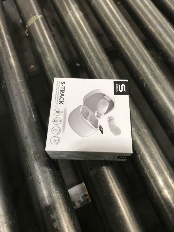 Photo 1 of Soul S-Track Wireless Earbuds with Charging Case Light Weight in Ear IPX4 Waterproof Headphones Bluetooth Headset Earpiece for Sports, Workout, Gym