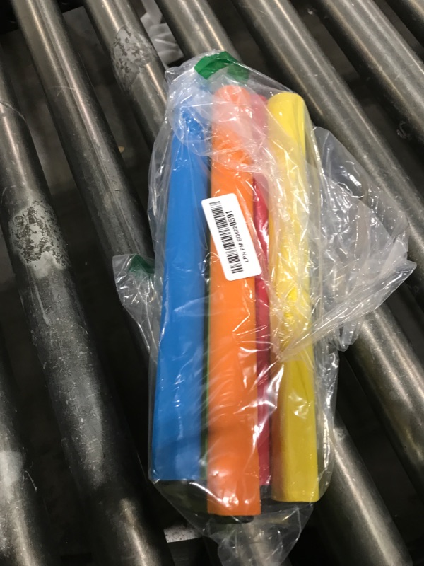 Photo 1 of KIKEEP Track and Field Relay Batons Sticks Assorted Color Relay Running Race Batons Sticks Foam Relay Running Baton 5 Pack Track & Field Sticks