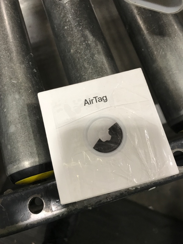 Photo 1 of Apple AirTag. Keep Track of and find Your Keys, Wallet, Luggage, Backpack, and More. Simple one-tap Set up with iPhone or iPad