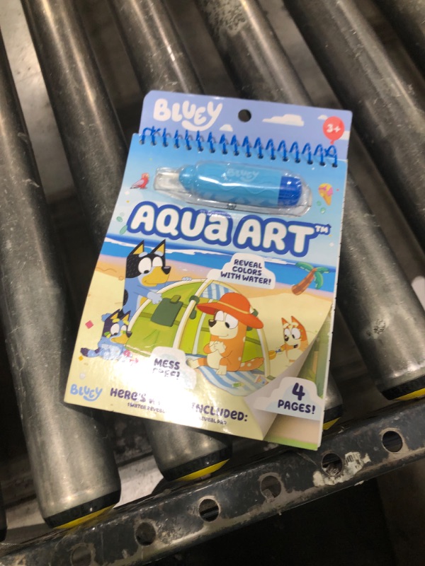Photo 1 of Horizon Group USA Bluey Aqua Art - Reusable Water Reveal Activity Pages With Water Pen for No-Mess Drawing and Coloring