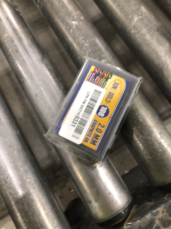 Photo 1 of June Gold 108 Pieces, 2.0 mm 4B Lead Refills, 90 mm Length, Extra Bold Thickness, Break Resistant Lead/Graphite