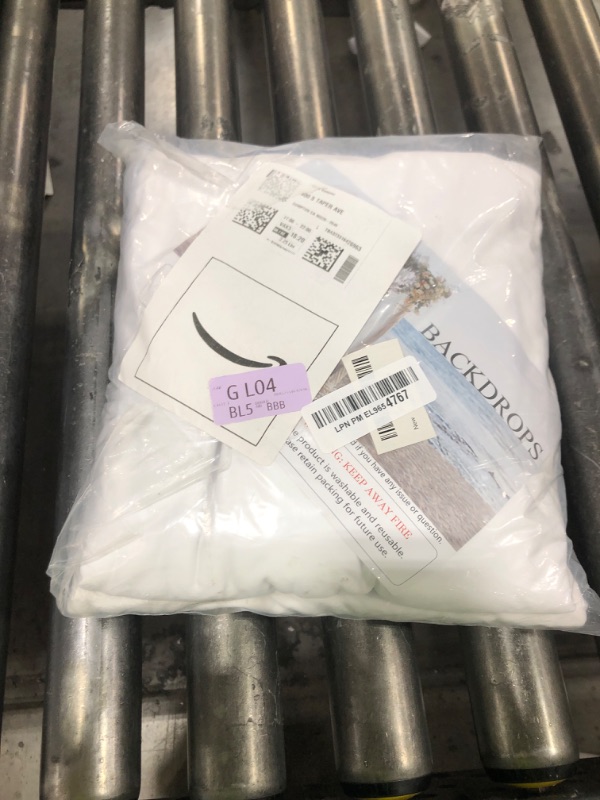 Photo 1 of 10x10ft Wrinkle Free White Backdrop Curtain for Parties Soft Fabric Drapes Wedding White Curtain Backdrop for Birthday Party Decorations Background for Photography 5x10ft, 2 Panels