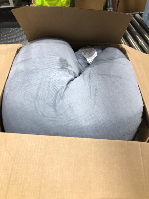 Photo 1 of PILLANI Pregnancy Pillows for Sleeping - V C U Shaped 57inch Full Body Pillow with Removable Washable Cover, Cooling Maternity Pillow for Pregnant Women, Support for Back Belly Legs Hip