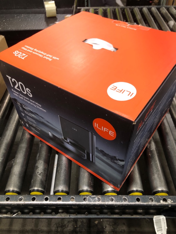 Photo 1 of ILIFE T20s Self-Emptying Robot Vacuum and Mop Combo, 5000Pa Suction, 70-Day Capacity, LiDAR Navigation, 260mins Runtime, App/Alexa Control, Robotic Vacuum Cleaner for Hard Floors, Carpets and Pet Hair
