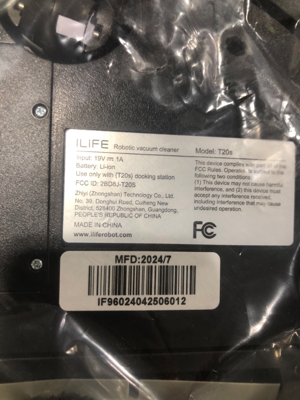 Photo 1 of ILIFE T20s Self-Emptying Robot Vacuum and Mop Combo, 5000Pa Suction, 70-Day Capacity, LiDAR Navigation, 260mins Runtime, App/Alexa Control, Robotic Vacuum Cleaner for Hard Floors, Carpets and Pet Hair