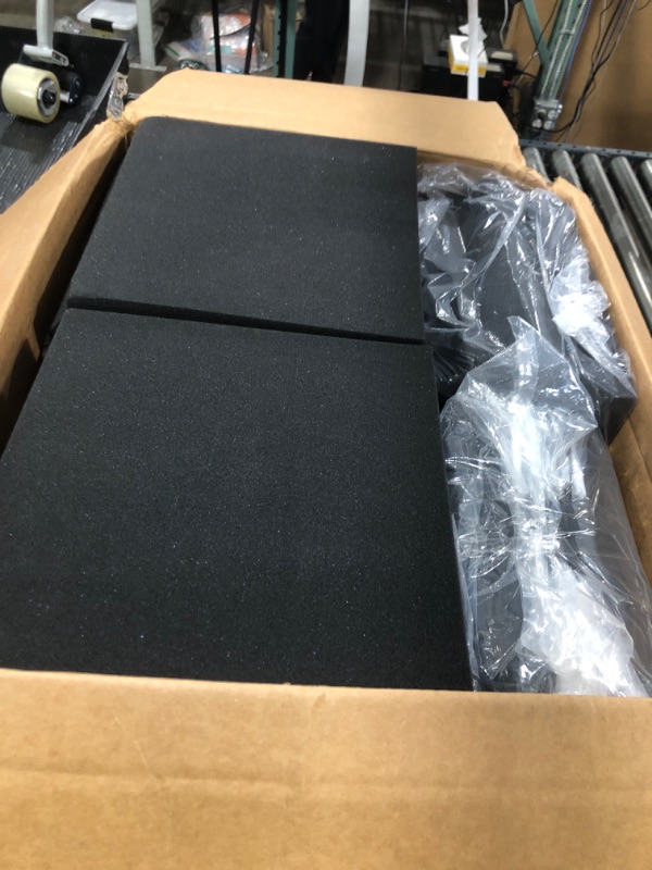 Photo 1 of Focusound 50 Packs Acoustic Foam Panels Wedge 2" X 12" X 12", Soundproofing Foam Noise Cancelling Foam with 300 PCS Double-Side adhesive