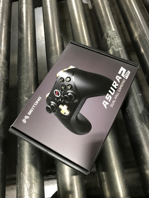 Photo 1 of BEITONG Asura 2 Pro+ PC Gaming Controller - Hall Effect Joystick & Trigger, Mechanical Buttons for PC/NS/Mobile/Steam with Back paddle/Turbo/6-Axis Motion Control (Macro-Black)