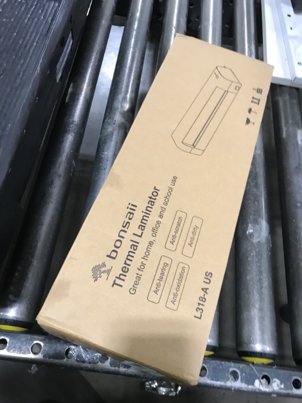 Photo 1 of Bonsaii 13 Inch Laminator Machine with Never Jam Technology, Laminator Machine 11x17 Inch with Laminating Sheets, Laminating Machine for Home, Office, and Classroom Organization Supplies - L318-A