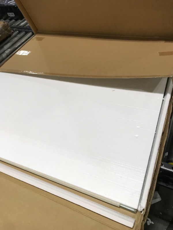 Photo 1 of STONELITE FURNITURE Glass Table Top 36" Square - 1/2" Inch Thick Tempered Glass - 59 Pounds - Thick Flat Polish Edge Tempered - Table Top with Rounded Edge