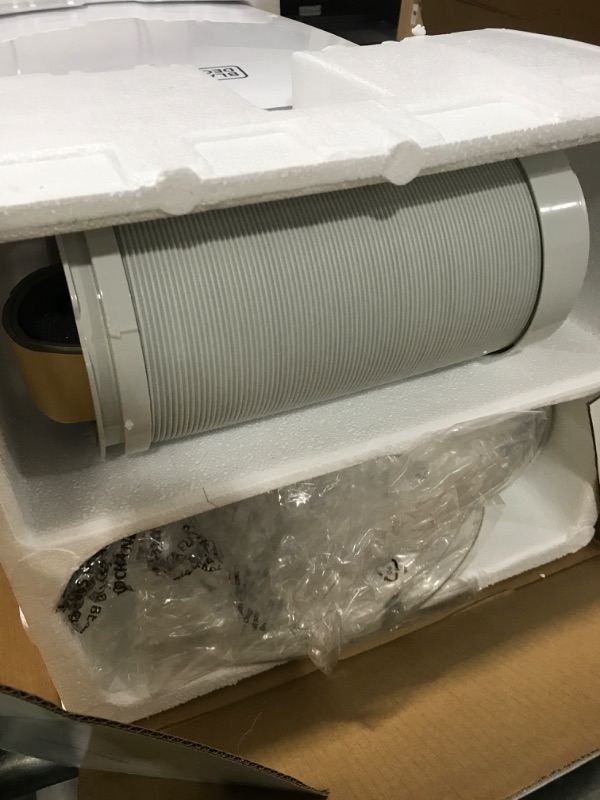 Photo 1 of BLACK+DECKER Smart Portable Air Conditioner with Heat, 14,000 BTU (10,200 BTU SACC) Cooling, 12,000 BTU Heating for Rooms up to 700 Sq. Ft., Follow Me Remote, BPACT14HWT, White