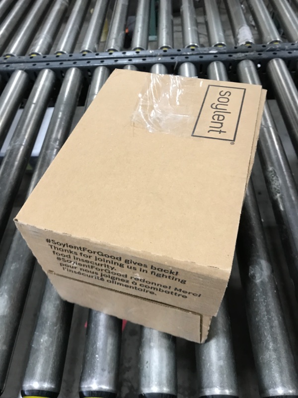 Photo 1 of Soylent Banana Meal Replacement Shake, Ready-to-Drink Plant Based Protein Drink, Contains 20g Complete Vegan Protein and 1g Sugar, 14oz, 12 Pack