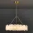 Photo 1 of Dimmable Led Drum Alabaster Chandelier For Dining Room
