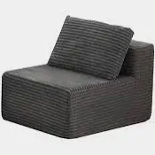 Photo 1 of Modular Sectional Sofa Couch,Matching 0 Combination Cloud Couch Armless Chair(grey Corduroy)