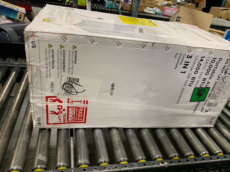 Photo 1 of 14000 BTU Portable Air Conditioners for Room up to 700 Sq. Ft, 3-IN-1 Portable AC Unit with Fan Dehumidifier, Drainage-free Cooling, 48 dB Quiet Sleep Mode, 24H Timer, Auto Swing, Windows Kit Included