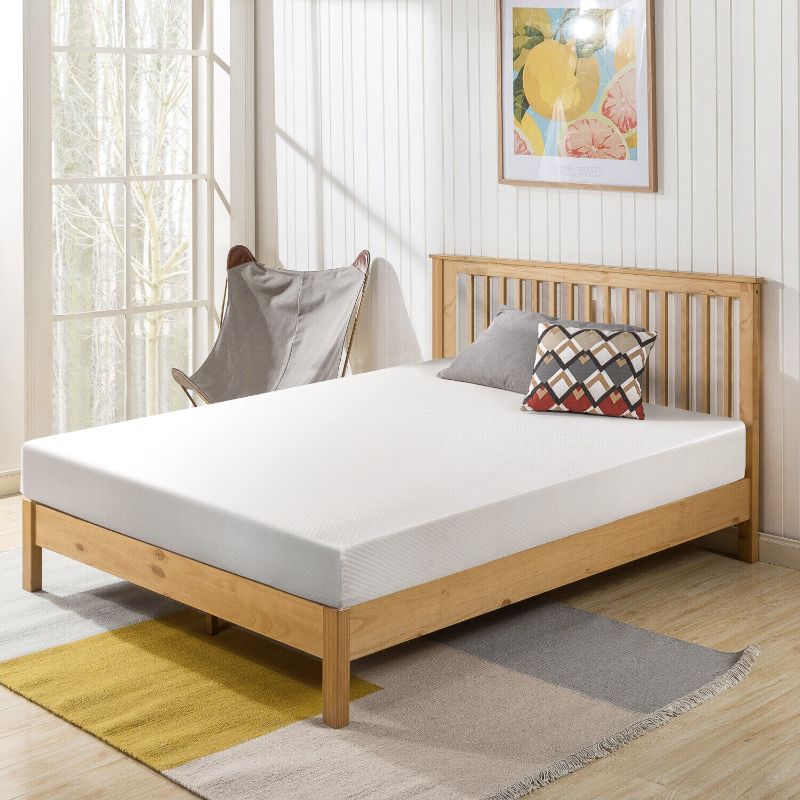 Photo 1 of King Gel Memory Foam Mattress Medium Firm 6 in. Bed-in-a-Box Mattress