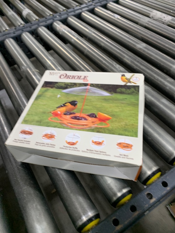 Photo 1 of Nature's Way OFP1 All-in-One Oriole Buffet Bird Feeder, Orange