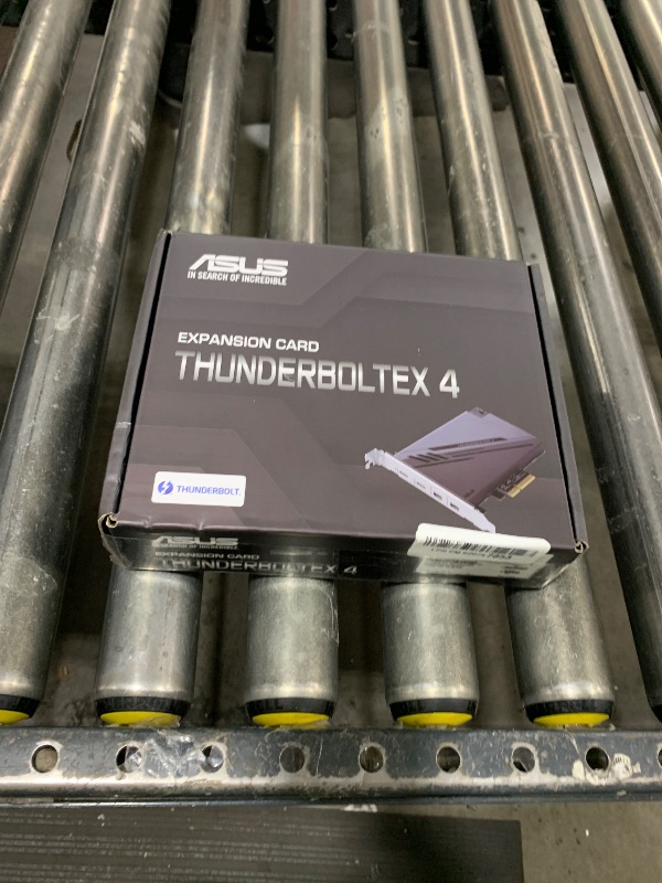 Photo 1 of ASUS ThunderboltEX 4 with Intel® Thunderbolt™ 4 JHL 8540 Controller, 2 USB Type-C Ports, up to 40Gb/s bi-Directional Bandwidth, DisplayPort 1.4 Support, up to 100W Quick Charge, Black