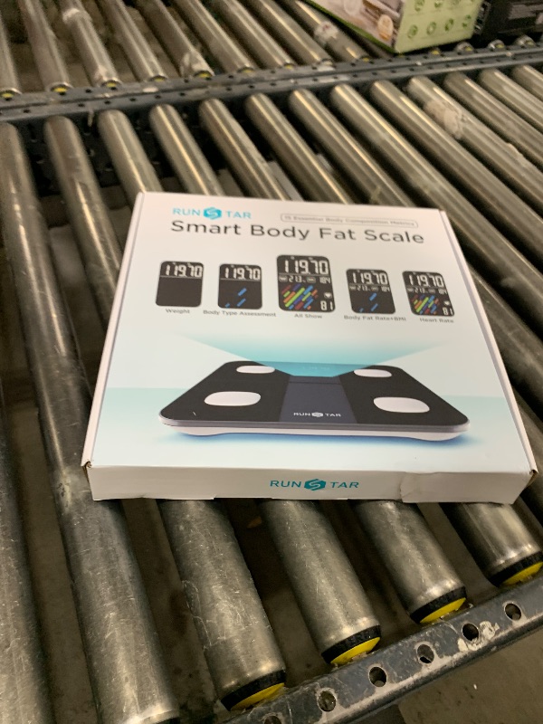 Photo 1 of Runstar Smart Scale for Body Weight and Fat Percentage, High Accuracy Digital Bathroom Scale with Large Display for BMI Heart Rate 15 Body Composition Analyzer Sync with Fitness App 400lb