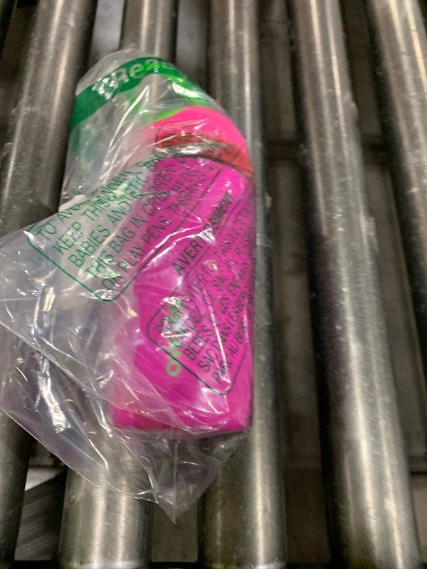 Photo 1 of Owala Kids Flip Insulated Stainless-Steel Water Bottle with Straw and Locking Lid, 14-Ounce, Pink/Purple (All the Berries)