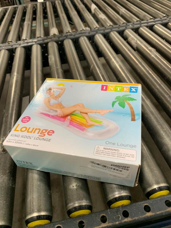 Photo 1 of Intex King Kool Lounge Inflatable Swimming Pool Lounger with Headrest (Pair)