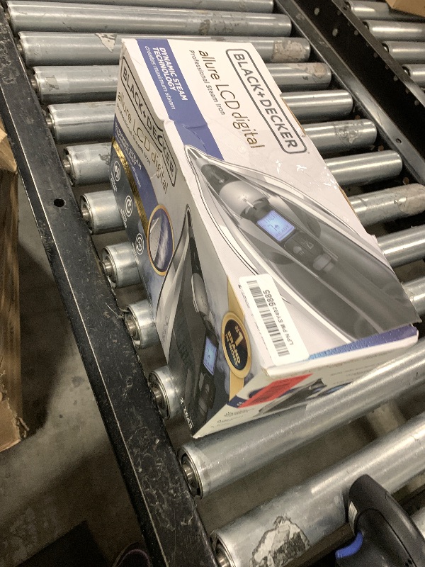 Photo 1 of BLACK+DECKER Allure Digital Professional Steam Iron, D3060, 30% More Steam, Percison Tip, Stianless Steel Soleplate, Vertical Steam Fuction