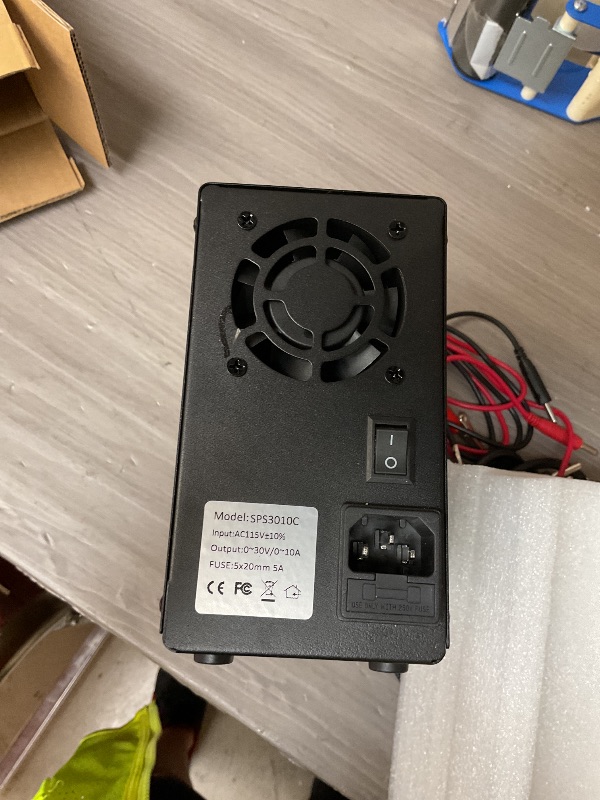 Photo 1 of DC Power Supply Variable, 30V 10A Adjustable Switching Regulated DC Bench Power Supply with Intelligent Charging Mode, 18W USB Interface, Precision Encoder Knob (Black)