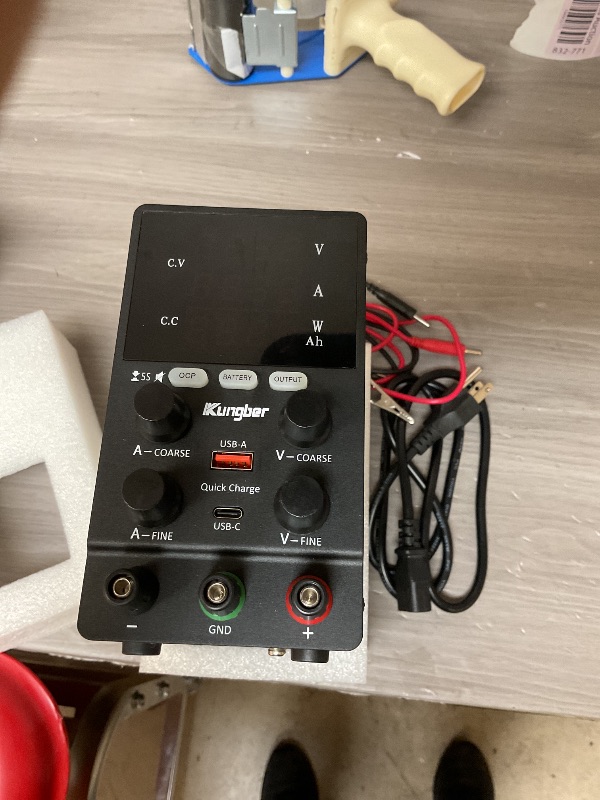 Photo 1 of DC Power Supply Variable, 30V 10A Adjustable Switching Regulated DC Bench Power Supply with Intelligent Charging Mode, 18W USB Interface, Precision Encoder Knob (Black)