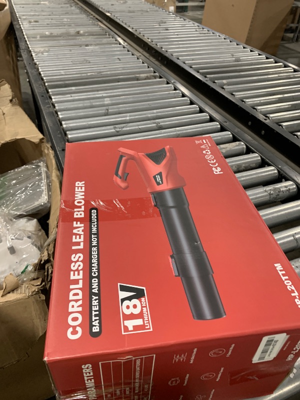 Photo 1 of HEINPRO Cordless Leaf Blower Up to 500CFM Compatible with Milwaukee M18 Battery (Bare Tool), Electric Leaf Blower Cordless with 5 Speed Modes, Battery Powered Leaf Blowers for Lawn Care, Yard