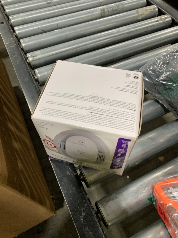 Photo 1 of Kidde Hardwired Smoke & Carbon Monoxide Detector, 10-Year Battery Backup, Voice Alerts, Interconnectable LED Warning Light Indicators, 2 Pack