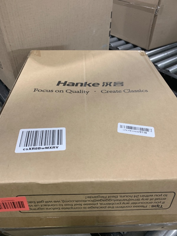 Photo 1 of Hanke Underseat Carry On Luggage with Wheels, Lightweight Small Suitcase Airline Approved 16 Inch Softside Personal Item Travel Bag for Women Men, Compact Under Seat Luggage with Spinner Wheels,Black